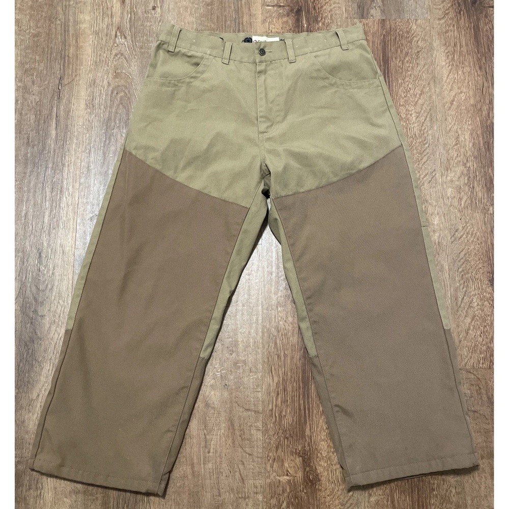 Gander Mountain 34x32 Double Knee Canvas Pants Tan Duck Hunting Outdoors